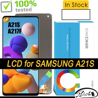 อะไหล่หน้าจอสัมผัส LCD 100% 6.5 นิ้ว สําหรับ Samsung Galaxy A21s A217 SM-A217F/DS