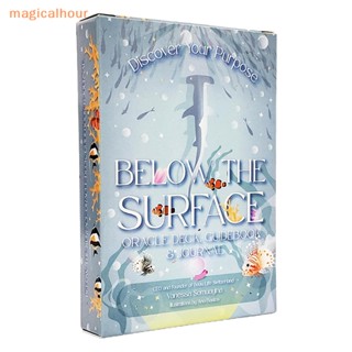 Magicalhour^^ ไพ่ทาโรต์ Below The Surface Oracle Deck สําหรับครอบครัว