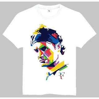 เสื้อยืด พิมพ์ลาย Roger Federer สไตล์ยุโรป และอเมริกา