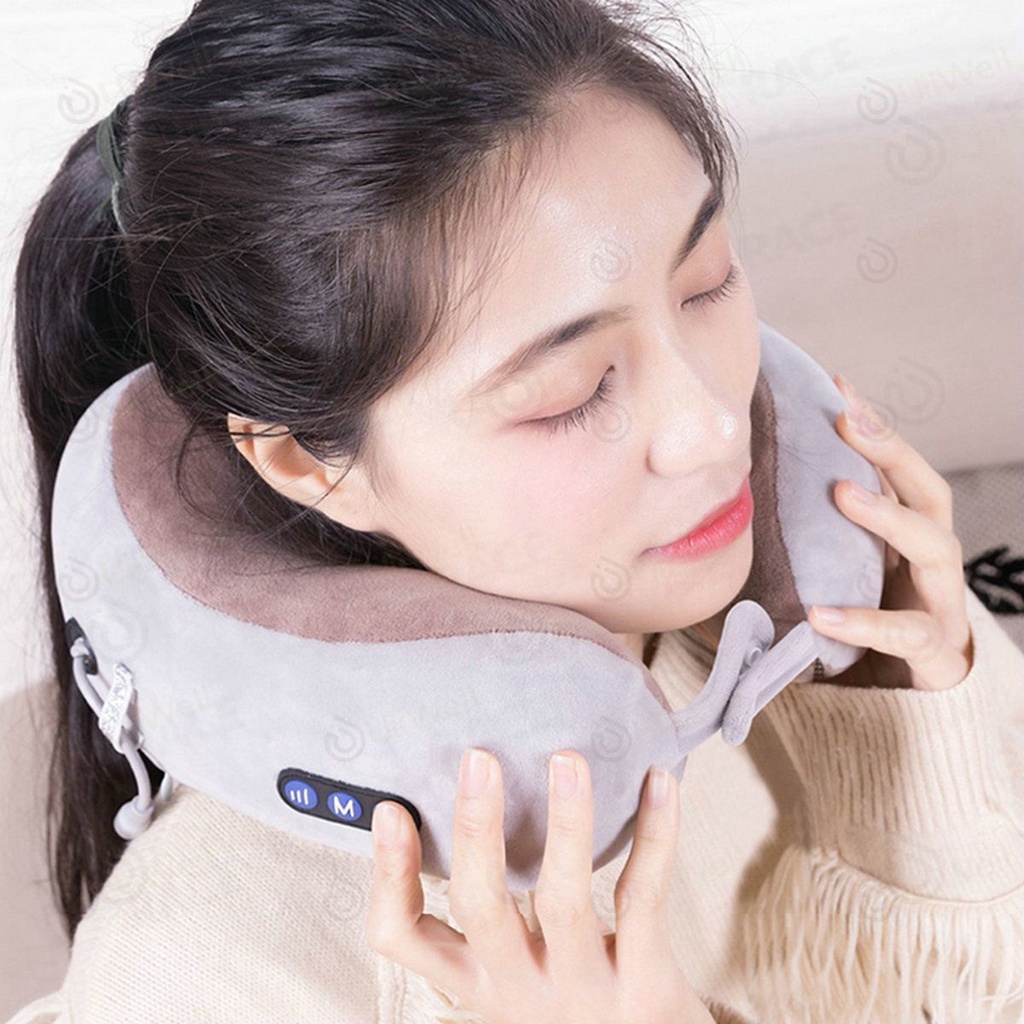 Xiaomi หมอนรองคอ เครื่องนวดรูปตัวยู นวดคอ Neck Massager ที่นวดคอไฟฟ้า เครื่องนวดคอ เครื่องนวดคอไฟฟ้า ออฟฟิซซินโดรม