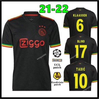 เสื้อกีฬาแขนสั้น ลายทีมชาติฟุตบอล NERES ATTONY KLAASSEN Tadi 2021 22 Ajaxs