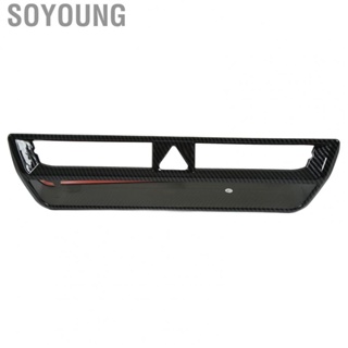 Soyoung Car Air Outlet Decorative Frame Cover  Central Control Air Outlet Vent Frame Cover High Temperature Resistant Smooth Easy Clean  for Auto