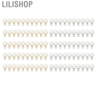 Lilishop Small Binder Clips  Gold Silver 100pcs Binder Clips  for Home
