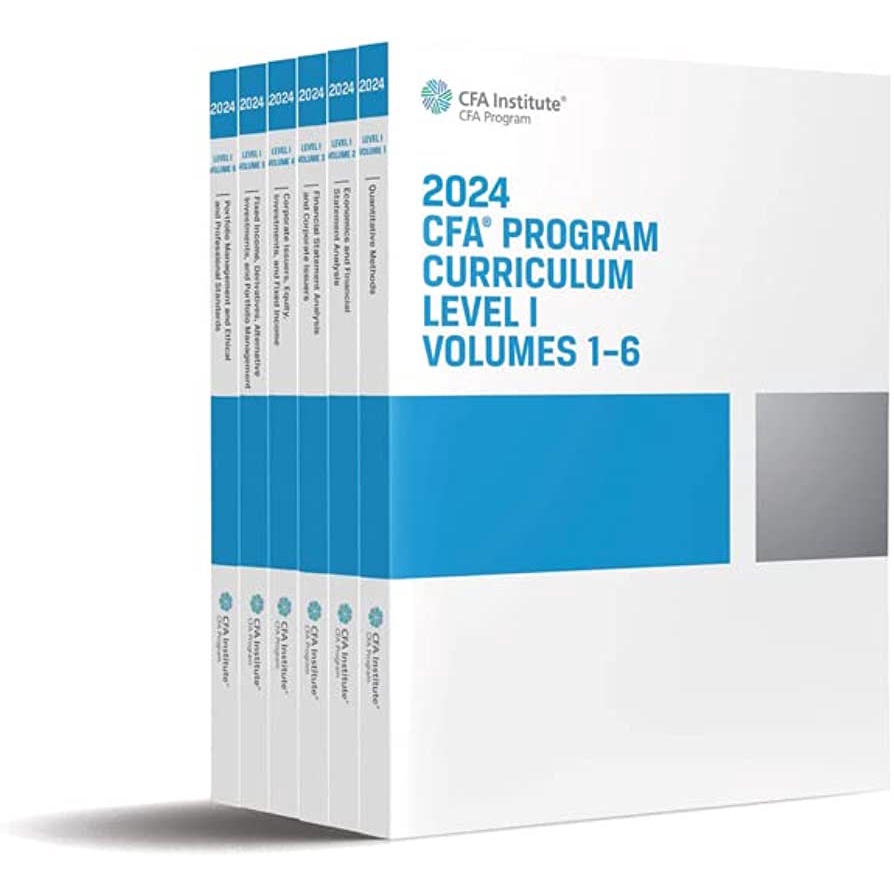 [ร้านหนังสือมือสอง] ใหม่ 2024 CFA LEVEL 1/2/3