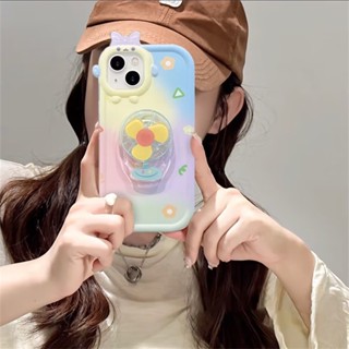 เคสโทรศัพท์มือถือ TPU ประดับโบว์ 3D หมุนได้ สําหรับ OPPO Reno 4 4F 4SE 5 6 6Z 7 8 7Z Pro 5G R15 R17 F11 F17 F19 Pro A74 A95 A94 4G