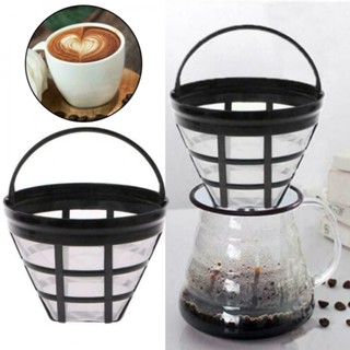 Replacement Coffee Filter Reusable/Refillable Basket Cup Style /Brewer Tool