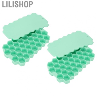 Lilishop 2Pcs Ice Molds With Lid Beehive Type Ice  Tray For Restaurant