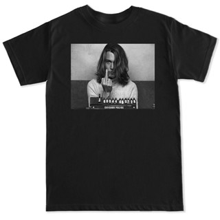 แผ่นดิน  เสื้อยืดลําลอง แขนสั้น พิมพ์ลาย MUGSHOT BLOW MOIE FILM RETRO CLASSIC DEPP FUNNY SHOW MOB S เข้ากับทุกการแต่งกาย