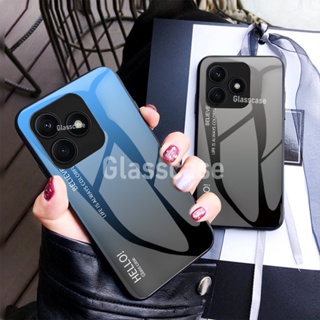 เคสโทรศัพท์มือถือกระจกนิรภัย TPU แบบนิ่ม ไล่โทนสี กันกระแทก สําหรับ Realme C51 C53 C 53 Nfc Narzo N53 N 53 NarzoN53 RealmeC51 RealmeC53 RealmeNarzoN53 2023