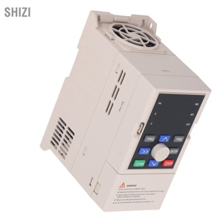 ShiZi ไดรฟ์ความถี่ตัวแปร 750W อินพุต 1PH เอาต์พุต 3PH มอเตอร์ควบคุมความเร็ว VFD AC220V