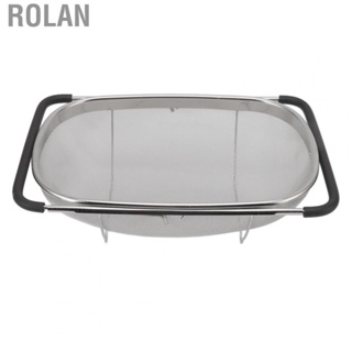 Rolan Strainer   Easy To Clean Over The Sink Colander Fine Mesh Telescopic  for Restaurant