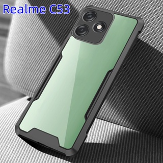 เคสโทรศัพท์ซิลิโคน TPU ใส แบบนิ่ม อะคริลิค กันกระแทก สําหรับ Realme C53 C 53 RealmeC53