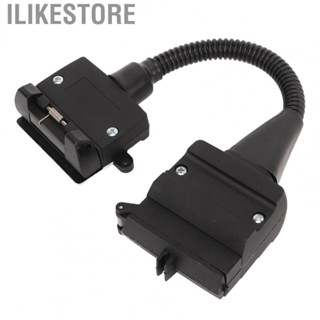 Ilikestore Trailer Plug Socket Adapter  Practical Lasting Performance Male To Female Trailer Adapter Easy To Connect  for Trailer