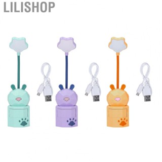 Lilishop Kids Reading Light Bunny USB Omnidirectional Gooseneck Storage Box Warm Light HG