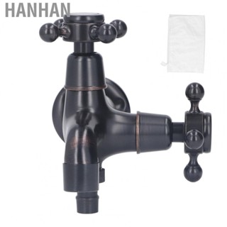 Hanhan European Retro Faucet  Copper Cold Hot Mixing Tap  for Toilet