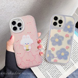 เคสโทรศัพท์มือถือ ลายการ์ตูนกระต่ายน่ารัก สีฟ้า สําหรับ Redmi 12C 10A 10C 9A 9T 10 A1 9 9C POCO F4 X3 NFC Pro M3 Redmi Note 10 9s 10s 9 11 10 11 11s 8 9 Pro+ Mi 11T 12 เคส TPU นิ่ม