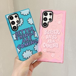 【Good Day is coming】Casetify เคสโทรศัพท์มือถือแบบนิ่ม TPU กันกระแทก ลายแฟชั่น คุณภาพสูง สําหรับ Samsung s23ultra s23 s22+ s22ultra s21 21+ s21ultra s20 s20+ s20ultra