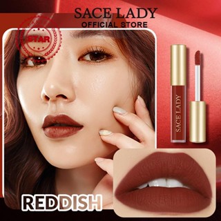 Sace LADY ชุดลิปสติก เนื้อแมตต์กํามะหยี่ กันน้ํา K4R5