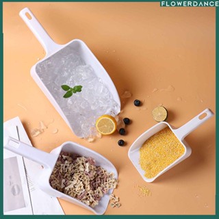 1/3 Pcs Measuring Scoops Plastic Scoops Ice Cream Tea Coffee Scoop Small Grains Shovel Flour Candy Dessert Multifunctional Clear Ice Tray Shovel flower