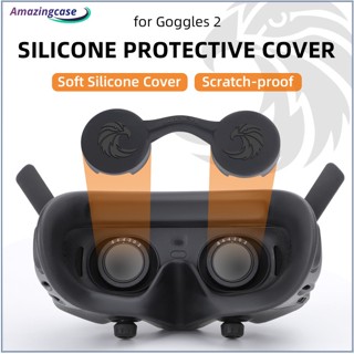 Amaz เคสซิลิโคน ป้องกันเลนส์ กันฝุ่น กันรอยขีดข่วน สําหรับ Dji Avata Goggles 2