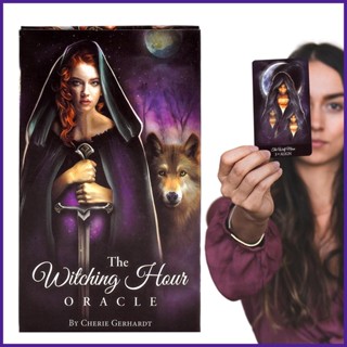 การ์ดเกมกระดาน The Witching Hour Oracle Fate Card Game สําหรับทุกระดับทักษะ