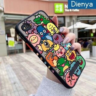 เคสโทรศัพท์มือถือ ซิลิโคนนุ่ม ใส กันกระแทก ขอบสี่เหลี่ยม ลายการ์ตูนมอนสเตอร์ สําหรับ Xiaomi Redmi 4A 4X