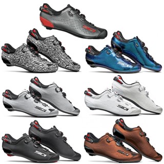 Sidi Shot 2 Road shoes Vent Carbon Road shoes Road Lock shoes รองเท้าปั่นจักรยาน