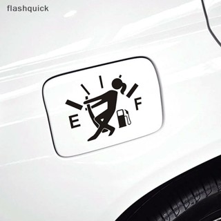 Flashquick สติกเกอร์ ABS ติดรถ ใช้แก๊สสูง สไตล์ใหม่ ตลก รูปลอก เชื้อเพลิง เกจเปล่า ดี