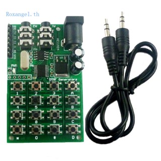 Rox AE11A04 DTMF โมดูลเครื่องกําเนิดสัญญาณเสียง สําหรับคีย์บอร์ด MCU 5-24VDC