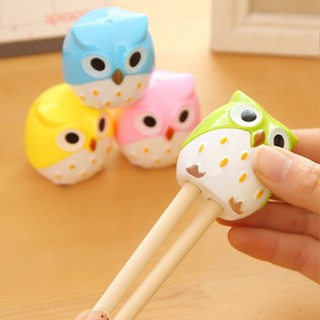 Twowood Kawaii เครื่องเขียน กบเหลาดินสอ ลายการ์ตูนนกฮูก สําหรับนักเรียน