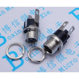 ซ็อกเก็ต DC Dc025m พร้อมเกลียว 5.5 มม. DC-025 5.5-2.1 มม.