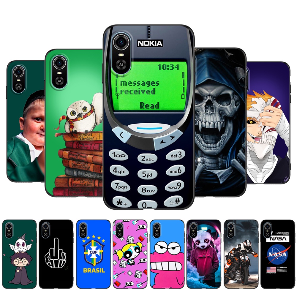 เคสโทรศัพท์มือถือ ซิลิโคนนิ่ม Tpu ลายรถตลก สีดํา สําหรับ ZTE Blade A31 PLUS