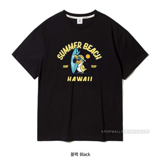  Alvinclo SUMMER BEACH เสื้อยืด แขนสั้น ทรงหลวม