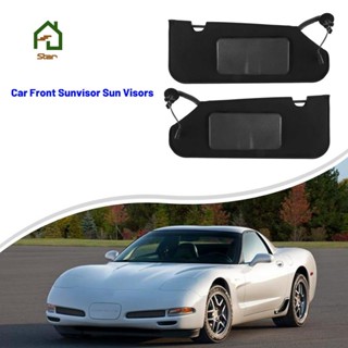 8231006 ที่บังแดด พร้อมกระจก และไฟ LED สําหรับ Chevrolet Corvette C6 2005-2013