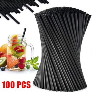 #NICEDAY-Straws Disposable Straws PP Plastic Tubes 260mm Dessert/milkshake Bars