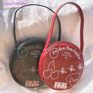 Coagulatelove 1 ชิ้น Kpop Newjean Bag Cute Vocal Concert Round Bag New Jeans NWJNS กระเป๋าถือของขวัญ [ขายดี]