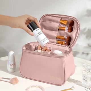 SENSES// Cosmetic Bag Portable Large Capacity Portable Skincare Storage Bag Business Trip Travel Toiletry Bag Cosmetic Bag 2kgq