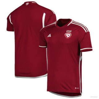 Ani 2022 เสื้อยืดแขนสั้น พิมพ์ลายทีมชาติฟุตบอล Latvia 23 พลัสไซซ์