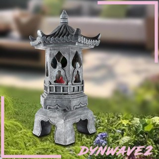 [Dynwave2] โคมไฟโพลีเรซิน พลังงานแสงอาทิตย์ สําหรับตกแต่งสวนทางเดิน บ้านฟาร์ม