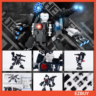 [EY] ของเล่นบล็อกตัวต่อพลาสติก รูปการ์ตูน Mecha Warrior Blocks เพื่อความปลอดภัย สําหรับเด็ก