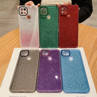 เคสโทรศัพท์มือถือนิ่ม ป้องกันเลนส์ ลายกลิตเตอร์วิบวับ สําหรับ Realme C55 C53 C35 C33 C31 C21y C25y C20 C11 2021