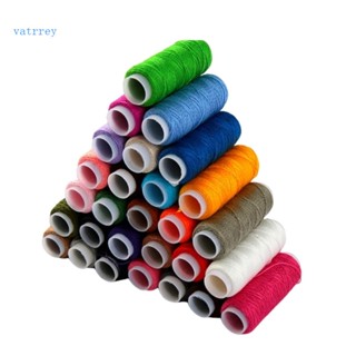 Va ชุดด้ายโพลีเอสเตอร์ 55 หลา 28 สี สําหรับเย็บผ้า