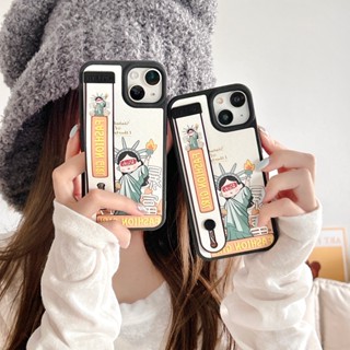 เคสโทรศัพท์มือถือนิ่ม กันกระแทก ลายการ์ตูนตาแมวน่ารัก พร้อมสายคล้องมือ สําหรับ iPhone 14 14PRO max 13 12PRO max 13pro max 11