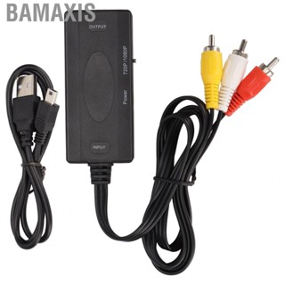 Bamaxis HD Multimedia Interface To Converter Composite Video Adapter Plug and Play for PC TV