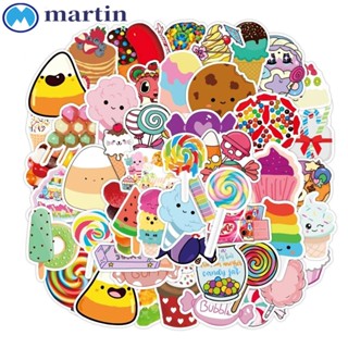 MARTIN สติกเกอร์ ลายลูกกวาดน่ารัก กันน้ํา หลากสี สําหรับตกแต่งกระเป๋าเดินทาง โทรศัพท์มือถือ สเก็ตบอร์ด DIY