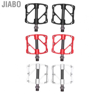 Jiabo 1Pair Mountain Bike Pedals Road Bicycle 3 Bearings With Anti‑Slip Nail GP