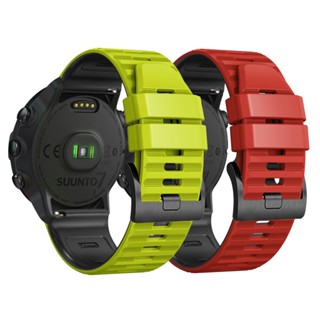 สายนาฬิกาข้อมือซิลิโคน กันน้ํา ขนาด 24 มม. สําหรับ Suunto TRAVERSE Sport Baro