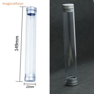 Magicalhour^^ กล่องใส ทรงกระบอก สําหรับเก็บปากกา เครื่องเขียน