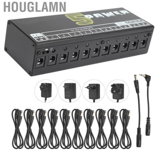 Houglamn Pedal Power Supply  Guitar 5.9 X 2 1.2In for Music Club Outdoor Performance