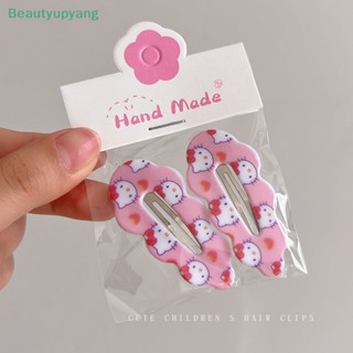 [Beautyupyang] กิ๊บติดผม ลาย Hello Kittys Mymelody Cinnamoroll Kuromi สําหรับเด็กผู้หญิง